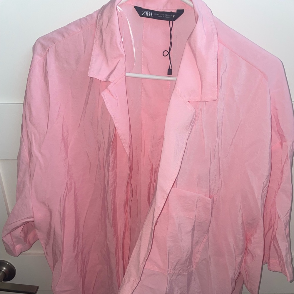 Zara beachy collared shirt